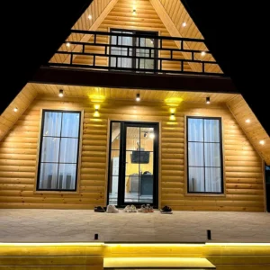 کلبه سوئیسی چوبی لوکس